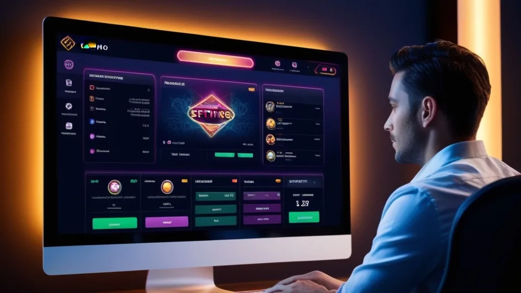 Tableau de bord de compte casino affichant historique et paramètres personnels