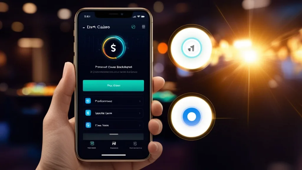 Téléphone montrant la compatibilité et les performances de Rodeoslot